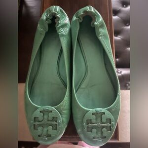 Tory Burch Mint Green Flats